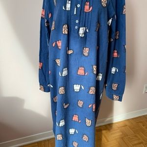 Claudel Flanelle sleepshirt long Medium